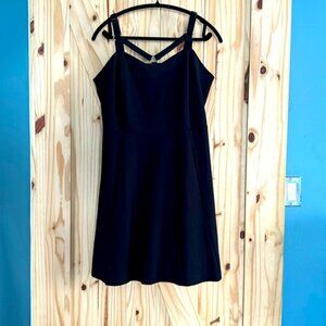 Tess holiday for and flare goth harness dress
